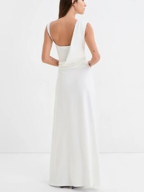 MARCELLA Laurel Dress Sustainable European Jersey Asymmetric Dress